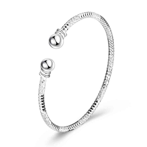 silver Coil men bracelet bijouterie SMTB232 ELY