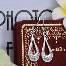 silver earings jewelry Inlaid drop cufflinks charm 236 ELY