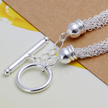 silver plated bracelet 1 Lines TO pulseira bone HBH 43 ELY