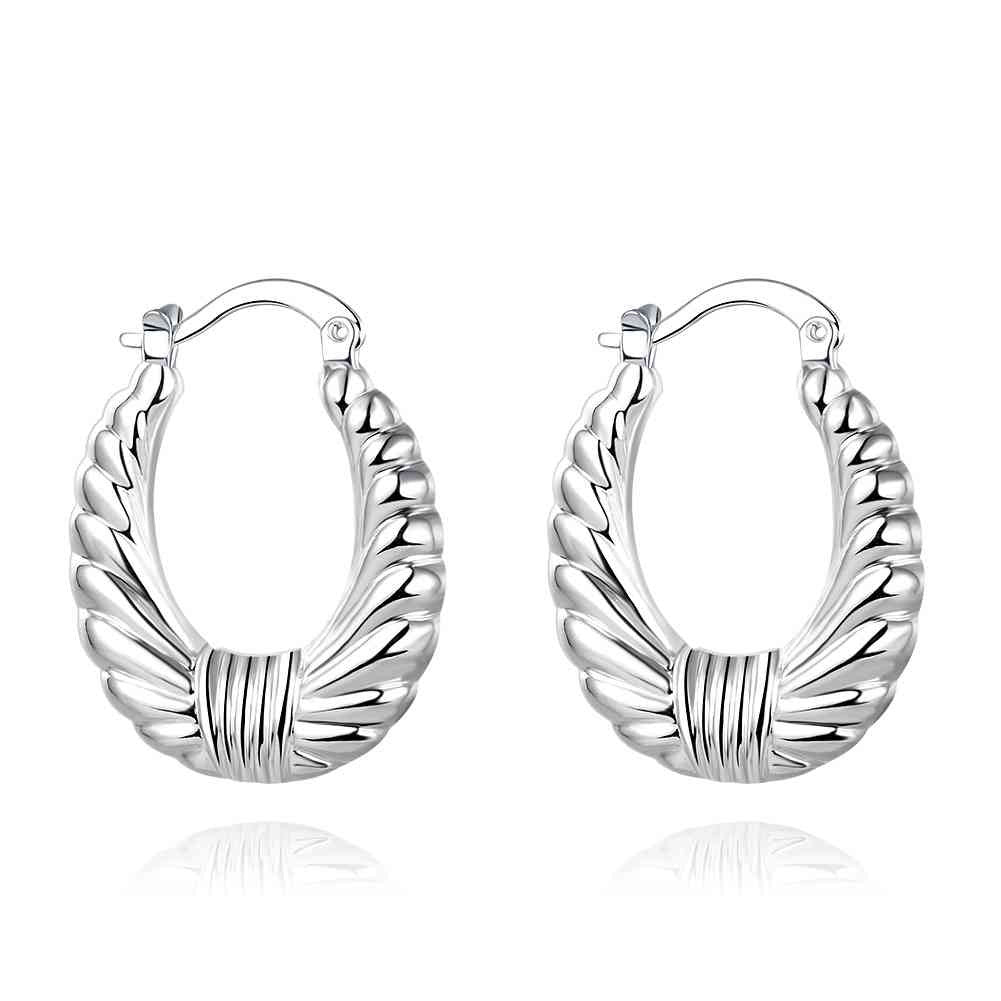 silver plated earing Threaded clip pendientes bear wedding decoration 7 1 ELY