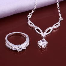 silver plated jewelry sets white month R+E+N Sets Factory 5 ELY
