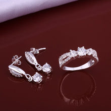 silver plated jewelry sets white month R+E+N Sets Factory 5 ELY