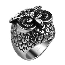 stainless steel ring Owl shape anel de ouro wedding jewelry MAYAR1 6 ELY