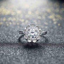 Pure 925 Sterling Silver rings for men Insets flowers anillo bijoux139 ELY