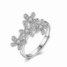 Pure 925 Sterling Silver rings for men Insets flowers anillo bijoux139 ELY