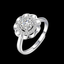 Pure 925 Sterling Silver rings for men Insets flowers anillo bijoux139 ELY