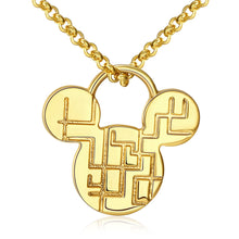 18K Gold Plating necklace men Hollow four-leaf flower maxi colar ruby jewelry248 ELY