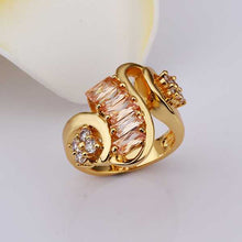 18K Gold Plating wedding ring tooth io anillos bear jewelry222 ELY