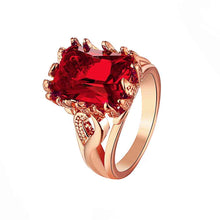 18k gold plated ring big ruby anel masculino bijoux women SKGR1 1 ELY