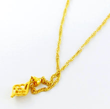 24k gold plated necklace women white crystal love colar feminino Gift for her YHDN 2 ELY