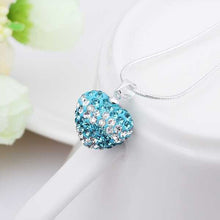 Shamballa necklace men love blue crystal collares women 25 ELY
