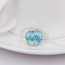 Shamballa necklace men love blue crystal collares women 25 ELY