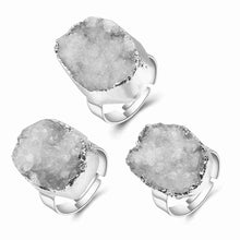 natural stone wedding ring Shiny love anillo284 ELY