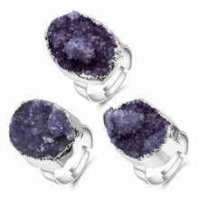 natural stone wedding ring Shiny love anillo284 ELY