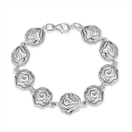 silver bracelets Full roses one direction jewelry display HBH 22 ELY