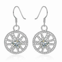 silver earing Insets Moon drop pendientes to us bear diy 212 ELY