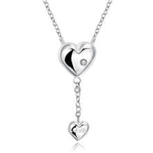 silver necklaces Insets Full Love collier femme Personalized167 ELY