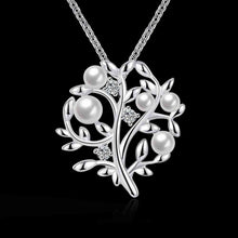 silver pendant necklace Round squid patek Elegant 8 ELY