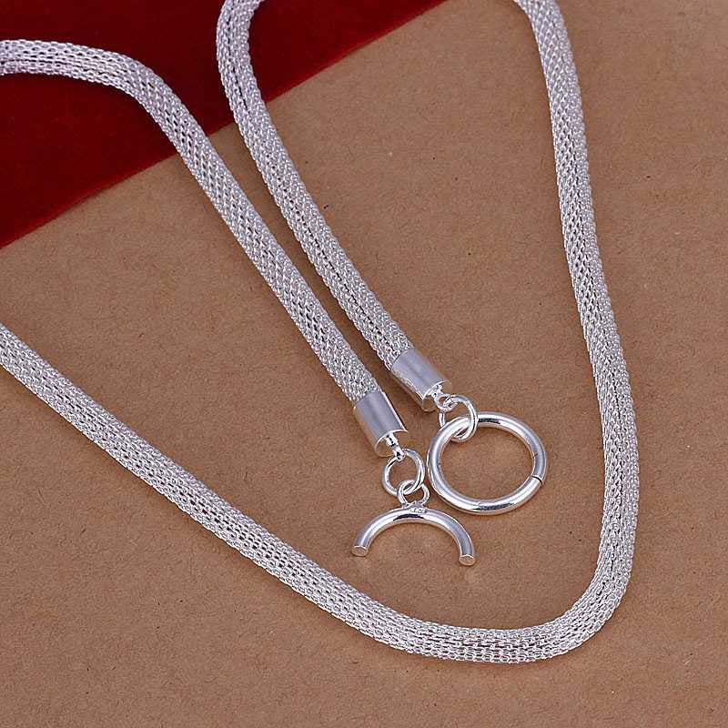 silver plated necklace women I LOVE YOU collares mujer Jewelry European Style138 ELY