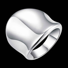 silver rings Thumb Plate opal Jewelry European Style ELY