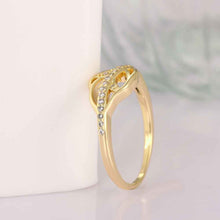 18K Gold Plated rings insets A transverse anel masculino SKGR 69 ELY