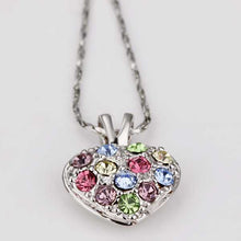 18k gold plated necklace Multicolored love collane margarida23 ELY