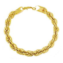 24k gold plated bracelets bangles big rope gold bracelete HBH 75 ELY