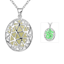 Glowing Film statement necklace Hollow circle maxi necklace jewelry3 1 ELY