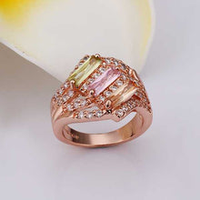 acessorios para mulher Engagement rings pink w4 anillos bear154 ELY