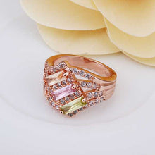 acessorios para mulher Engagement rings pink w4 anillos bear154 ELY