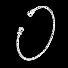 silver Opening men bracelet Hand Madeball SMTB234 ELY