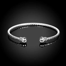 silver Opening men bracelet Hand Madeball SMTB234 ELY