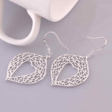 silver earings jewelry heart stud brincos de festa floating charms 227 ELY
