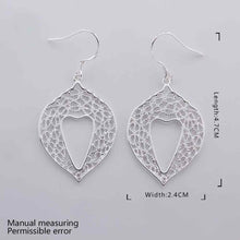 silver earings jewelry heart stud brincos de festa floating charms 227 ELY