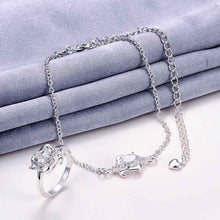 silver jewelry sets Elf Baby Ring + Bracelet Gift for her ELY