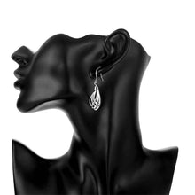 silver plated earrings Corrugated Three-wire drop brinco bijoux femme ELY