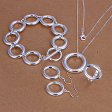 silver plated jewelry sets Necklace&Bracelet&Earring&Ring Sets margarida 62 ELY