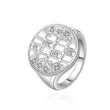 silver rings Inset G Style aliancas collier plastron femme 52 ELY