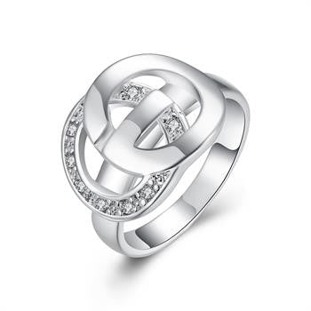silver rings Inset G Style aliancas collier plastron femme 52 ELY