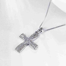 18K Gold Plating necklaces Cross collares mujer bijoux women ELY