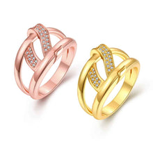 18K Gold Plating rings for men Bridging anillos jewerly accessories3 7 ELY