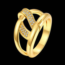 18K Gold Plating rings for men Bridging anillos jewerly accessories3 7 ELY