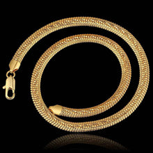 Austrian Crystal collar necklace 1 m sideways flat snake chain bead necklace joyas ELY