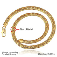 Austrian Crystal collar necklace 1 m sideways flat snake chain bead necklace joyas ELY