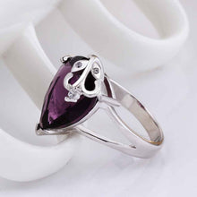 Engagement rings purple on heart stone ring men wedding 99 ELY