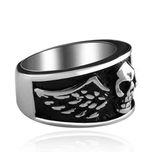 Maya stainless steel engagement ring skull fly wing men ring diy MAYAR 13 ELY