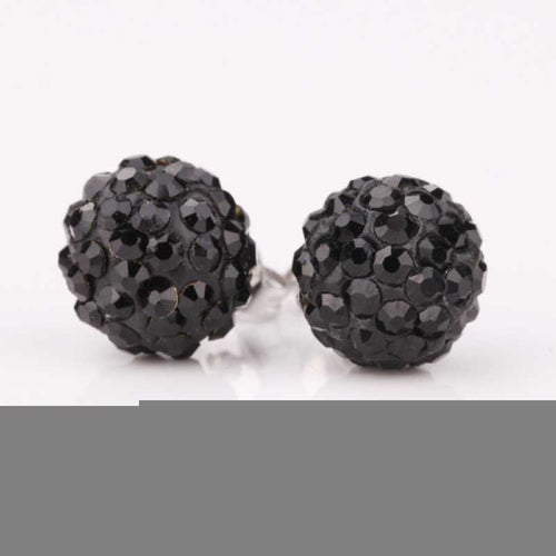 african beads earings jewelry black crystal stud cuff floating charms ELY