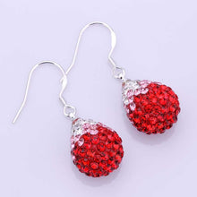 african beads earring red beads drop cufflinks love SBE 54 ELY