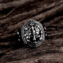 punk style stainless steel rings for men Irregular cut anel feminino jewellery MAYAR227 ELY