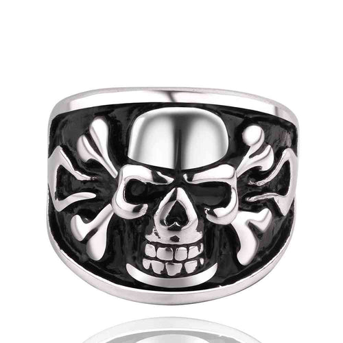 punk style stainless steel rings skull army anel feminino charm MAYAR 19 ELY